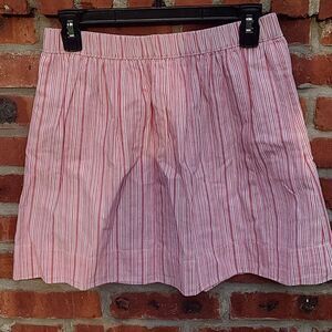 Gap candy cane stripped skater skirt